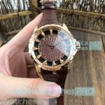 Newest Launch Copy Roger Dubuis Men's Watch Brown Dial Rose Gold Bezel